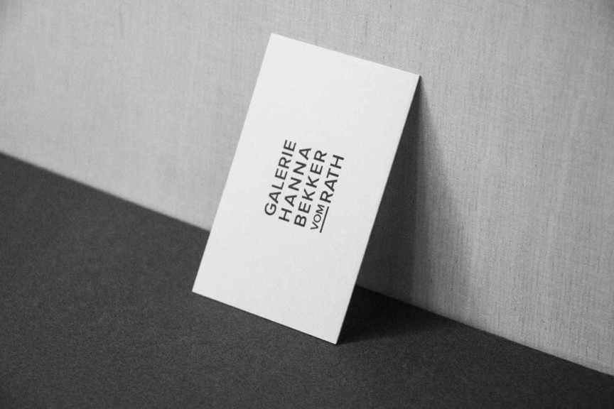 Galerie Hanna Bekker vom Rath
