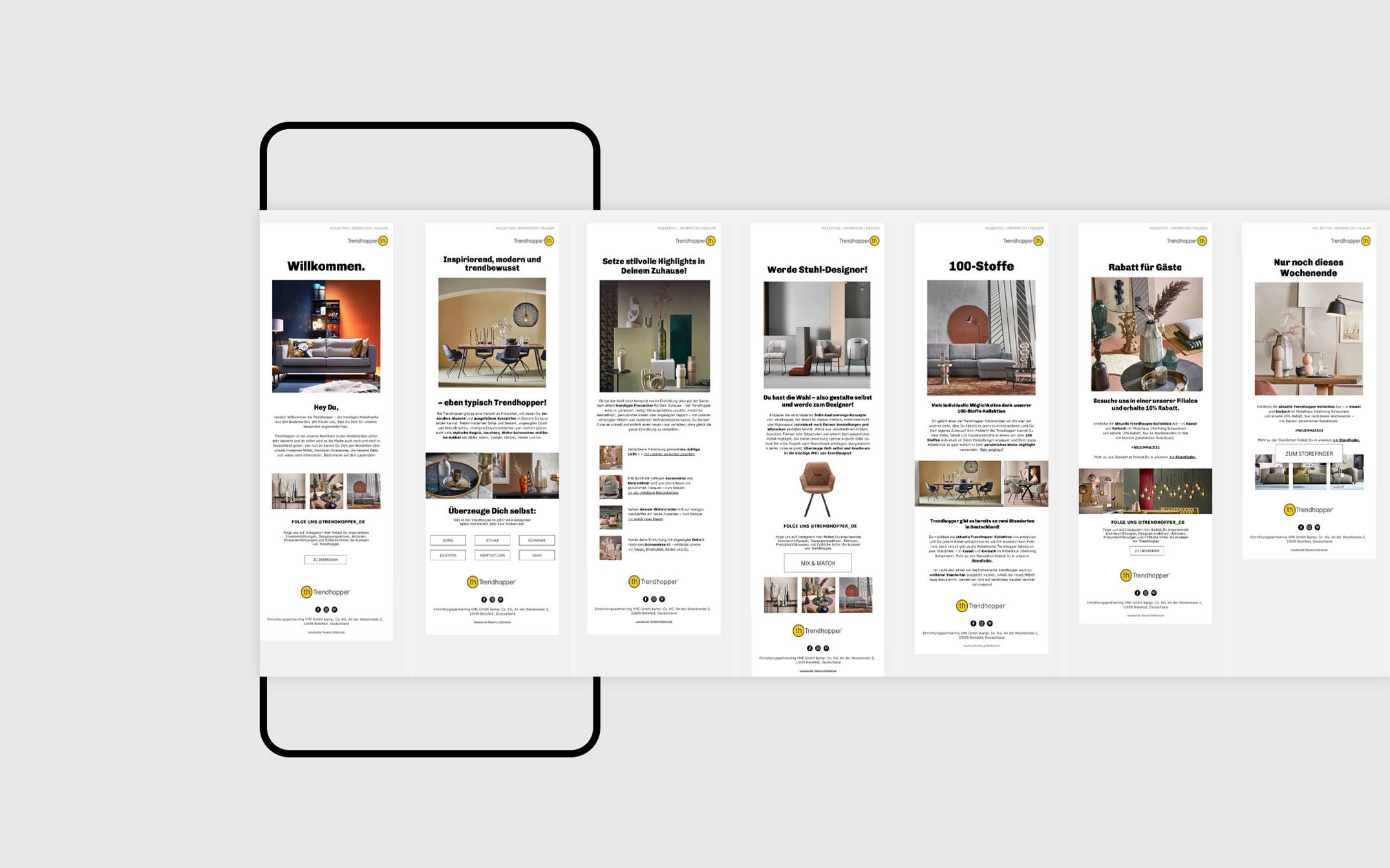 Trendhopper Welcome Flow